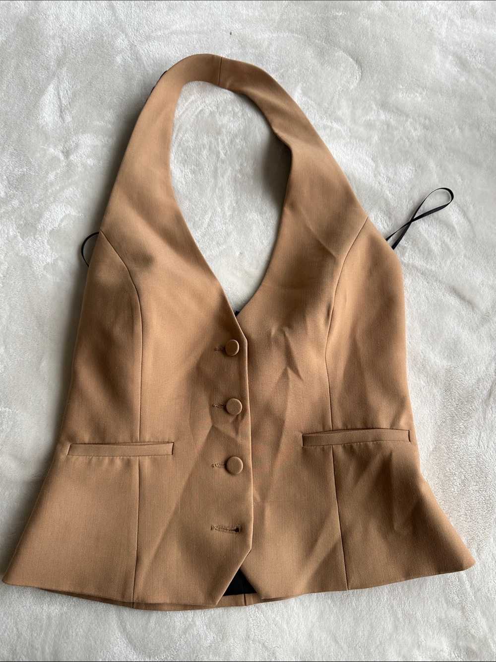 Classic Camel Halter Vest - Women